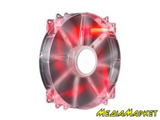 R4-LUS-07AR-GP    Cooler Master MegaFlow 200 Red LED Silent Fan, 200, 3pin+Molex